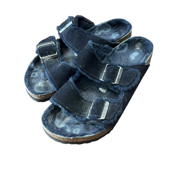 Birkenstock Shoes - 3/$30 ☀️ Birkenstock Arizona Shearling Night Suede Blue